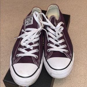 Converse Low-tops Black Cherry